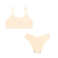 CONJUNTO TOP ESCOTE RECTO Y UNDI CORTE SEMI V