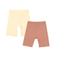 2 PACK SHORT BIKERS A MEDIO MUSLO NEGRO CAFÉ
